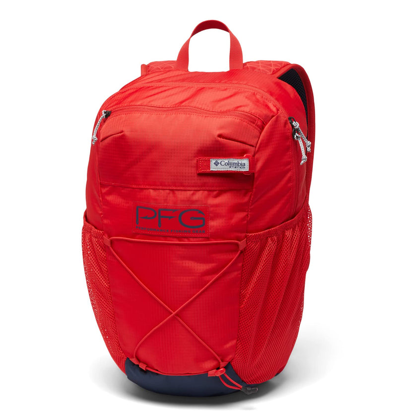 Columbia Unisex PFG Terminal Tackle 22L Backpack, Red Spark/Hooks, One Size