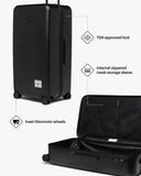 Herschel Supply Co. Unisex Heritage Hardshell Luggage, Black, Large - 32 Inch