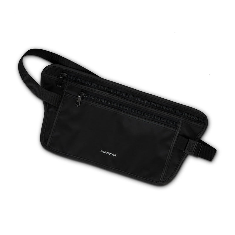 Samsonite RFID Waist Belt - Lightweight and Durable Nylon RFID Protection Technology - Blocks RFID Signals Encoded In Passports, IDs & Credit Cards