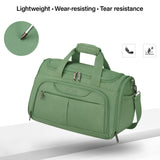 Hanke Underseat Carry On luggage Bags for Travel, Foldable Travel Bags for Women, Soft Lightweight Personal Item Travel Bag Small Carry On Bags for Airplanes, Travel Tote Bags for Women Men. Green