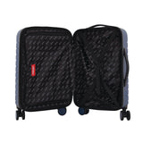 Wrangler Trunk Spinner Suitcase Set, Poseidon Blue, 2 Luggage & 2 Packing Cubes