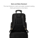 TUMI - Voyageur Atlanta Backpack - Travel Backpack for Women - For Business, Commute - Holds Up to 17" Laptop - Black - Gold Hardware