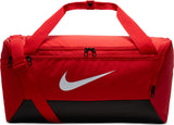 Nike Unisex Brasilia Training Duffel Bag (Small, 41L), University Red/Black/White, MISC