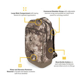 RTIC Road Trip Backpack Bag for Hiking, Travel, Computer, Business, Work, Commuting, Men, Women, Adults, Large, with Laptop Sleeve, Olive Midnight Camo
