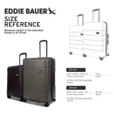 Eddie Bauer Glacier Hardside Spinner Durable PC/ABS Construction 2-Piece Set Suitcase Luggage, Sprig