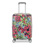 American Tourister Moonlight II Hardside Expandable Luggage with Spinner Wheels, Poppy Pattern, Carry-On 20-Inch