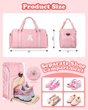 Elilier Easter Gifts for Women Girls, Travel Duffle Bag: Personalized Weekender Dance Cheer bag Sports for Girl, Gymnastics Bags, Birthday Gifts for Women Girls Kids Teens
