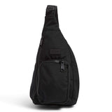 Vera Bradley Women's Recycled Lighten Up Reactive Mini Sling Backpack, Black, One Size | Backpacks4Less