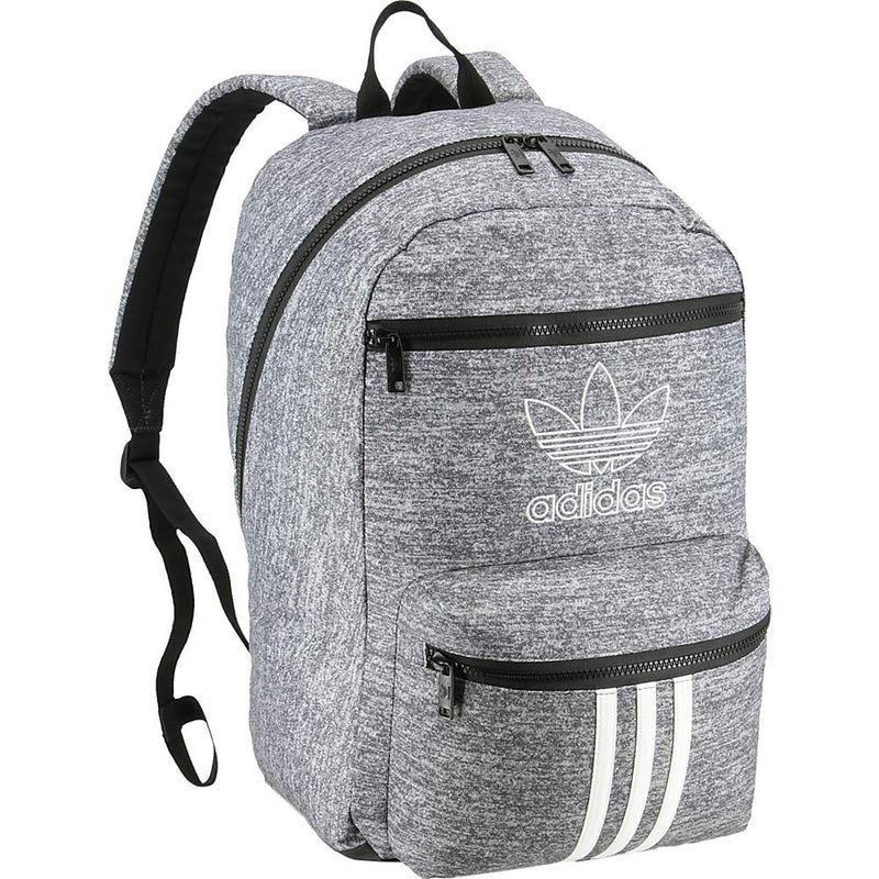adidas Originals Unisex National 3-Stripes Backpack, Onix Jersey/Black, ONE SIZE