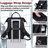 Otevan Lunch Backpack for Women, 15.6 inch Laptop Backpacks for Womens, Work Backpacks with Lunchbox,Insulated Back pack Cooler,Teacher Nurse Travel Backpack for Women