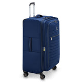 DELSEY PARIS Cruise 3.0 Softside Expandable Luggage with Spinner Wheels, Deep Sea Navy, Checked-Large 28 Inch