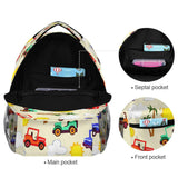 hezely Colorful Jeeps School Backpack Bookbags, Athletic Student Laptop Book Bag,Backpack with Side Pockets for Travel, Hiking, Camping