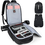 SDYSM Camera Bag Backpack Professional for DSLR SLR Mirrorless Camera Waterproof Laptop Back Pack 14 Inch with Rain Cover Anti Theft Travel Case Large Capacity Photography Backpack Black