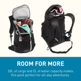 CamelBak SnoBlast 22 Hydration Pack 70oz, Black/White