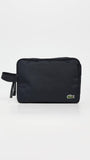 Lacoste Men's Neocroc Toilet Kit, Abimes Black, One Size