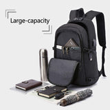 WENIG Anti-Theft Travel Laptop Backpack with USB Charging Port Lock,Water Resistant Slim Work Computer Bag for Men College Bookbags Fits 15.6 Inch Laptop