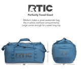 RTIC Road Trip Duffle Bag for Men and Women, Traveling Tote for Camp, Travel, Gym, Weekender, Camping, Overnight, Carry On, Sports, Spacious, Water Resistant, Large, Storm