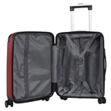 World Traveler Dejuno Cornwall 3-Piece Lightweight Hardside Spinner Luggage Set - Charcoal