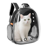 Cat Carrier Backpack, Cat Carrier Backpack for Small Medium Cat Puppy Dog, Transparent Space Capsule Pat Carrier Backpack, Airline-Approved Pet Carrier, Designed for Travel Hiking Walking Camping