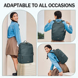 GOLF SUPAGS Women Laptop Backpack Casual Daypack for Work Travel College Backpack Purse Fits 15.6 Inch Notebook (Atrovirens)