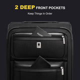LEVEL8 Softside and Harshell Carry On Luggages with Laptop Compartment