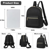 BTOOP Mini Backpack Women Girls 13'' Water-resistant Small Backpack Purse Shoulder Bag for Womens Adult Kids School Travel