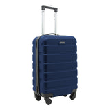 Travelers Club Harper Luggage, Blue, 22-Inch Carry-On