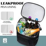 Tuwubi Cooler Backpack 35 Cans, Backpack Coolers Insulated Leak Proof for Men Women, Waterproof Soft Sided Lunch Camping Beach Travel Ice Chest Backpack Cooler Bag Black