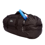 Eddie Bauer Stowaway Packable Duffel Bag | Travel | Foldable | Lightweight | Durable | Ripstop Polyester, 45L, Onyx