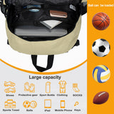 Goloni Soccer Backpack,Basketball Backpack with Ball Compartment & Shoe Compartment,Backpack for Basketball,Soccer, Football, Volleyball, Swim, Gym, Travel