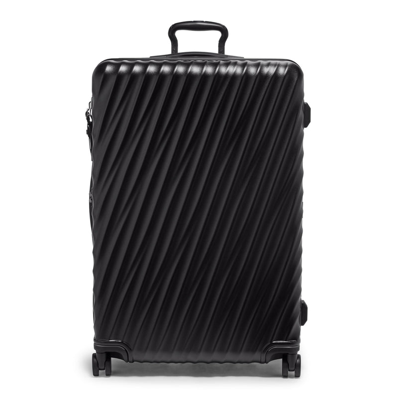 TUMI - 19 Degree Extended Trip Expandable 4 Wheel Packing Case - Durable Hard Shell Zipper Expansion Checked Bag - Suitcase - Matte Black