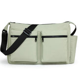 KALIDI Nylon Crossbody Bag Women Men Casual Cross Body Purse Lightweight Waterproof Messenger Bag For College Work Travel Gym