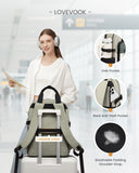LOVEVOOK Laptop Backpack for Women, 15.6 Inch Computer Backpack Purse, Casual Daypack Carry-On Personal Item Travel Bag, College Bookbook for Teen Girls Students Back to School