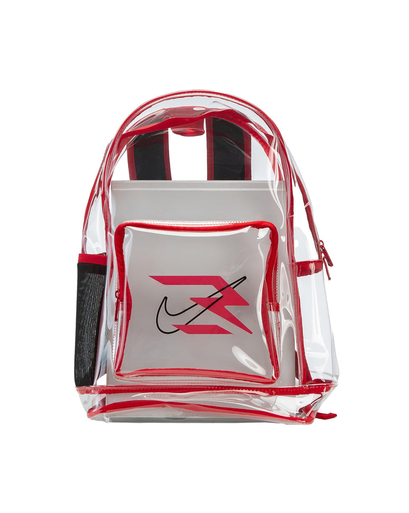Nike 3Brand Clear Backpack – Red – One size (23L)