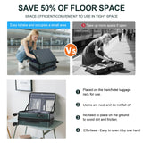 KROSER Carry On Luggage with Spinner Wheels & Built-in TSA Lock, Expandable Top Opening Hard Shell Suitcase Large Capacity Durable Rolling Luggage with USB Port, Carry-On 20-Inch, Dark Green