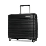 Samsonite Elevation Plus - Medium Hardside Luggage - Scratch Resistant Polypropylene Shell, RightHeight™ Adjustable Handle, Integrated AirTag Holder, TSA Lock, WetPak™ Compartment - Triple Black