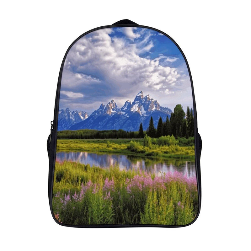 Backpack,Grand Teton National Park Print Backpack,Stylish Backpacks,Lightweight Backpack for Men Women Beach Hiking Camping