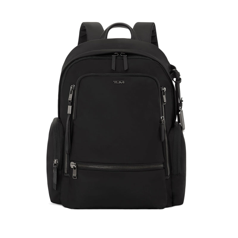 TUMI - Voyageur Celina Backpack - Women's Work and Travel Bag - 16.0" X 10.6" X 6.5" - Holds Up to 16" Laptop - Black & Gunmetal Hardware