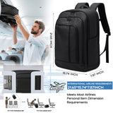 BANGE 28L Lightweight Backpack, 15.6-inch Laptop Travel Backpacks, Unisex Multifunctional Storage Pockets Business Commuter rucksack, Waterproof and Wear-resistant Outdoor Sports Leisure daypack