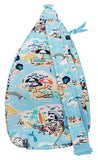 Vera Bradley Essential Sling Backpack (Beach Treasures, One Size)
