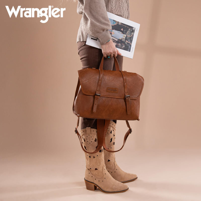 Wrangler Laptop Bag for Women Messenger Bag 13 inch Briefcase Computer Backpack Convertible Satchel Bag