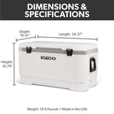 Igloo 100 QT Latitude Marine Ultra White Cooler