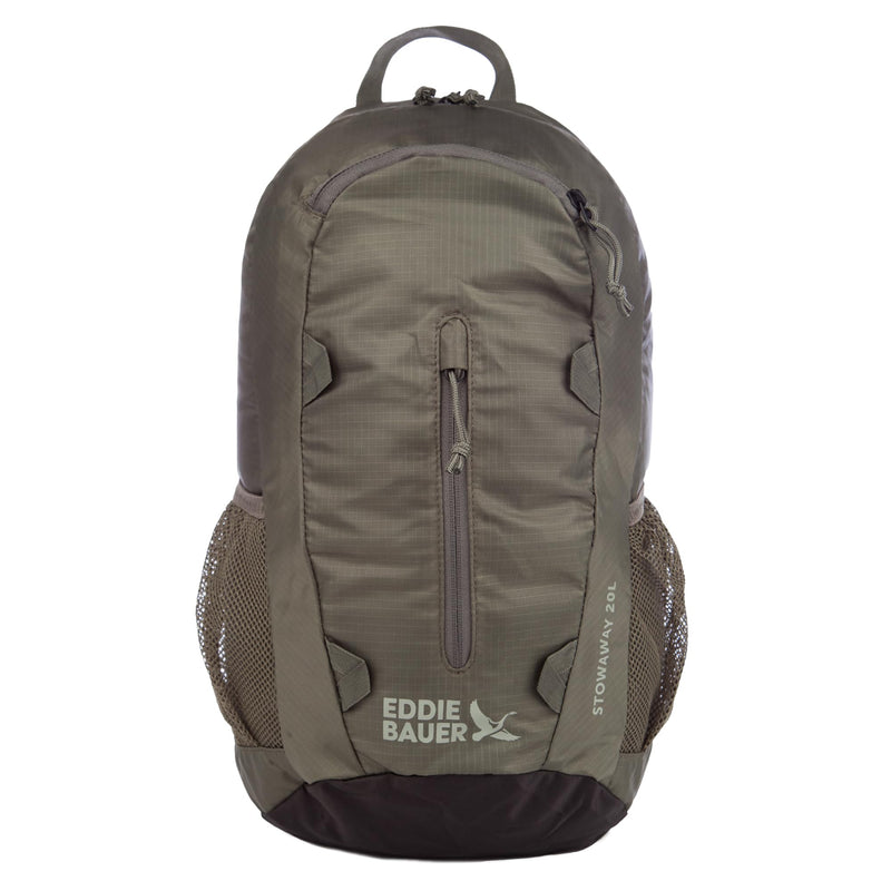 Eddie Bauer Stowaway Packable Backpack | Travel | Outdoor | Lightweight | Foldable | Durable | Ripstop Polyester | 20L - Spruce Green