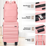 UKEIN Luggage Set with Backpack,Polycarbonate Carry On Luggage Airline Approved with Spinner Wheels, Hardshell Travel Suitcase with TSA Lock,Suitcase Set 3 Piece