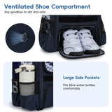 KAVIGOR Baseball Bag for Youth | Softball Backpack 50L Large Capacity with Shoe Compartment and 4 Bat Holders | Nova Flare Series