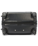 Calvin Klein Women's Hard Side Upright Luggage Spinner Light Weight Suitcase, Black, Medium