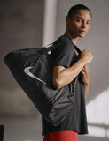 Nike Women's Gym Club Duffel Bag (24L), Black/Black/White, MISC