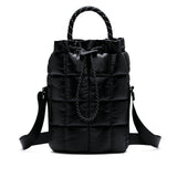 Nike Sportswear Puffle Tiny Tote, Black/Iron Grey/Black