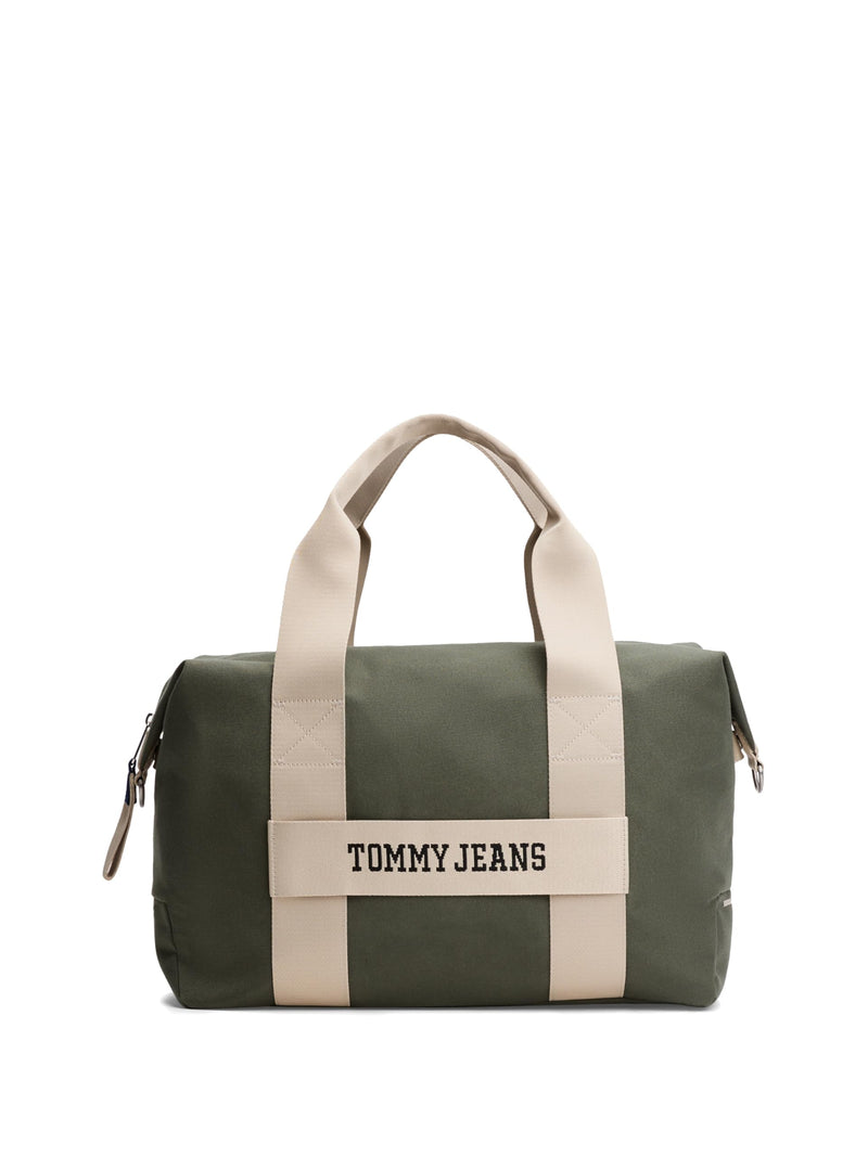Tommy Jeans Mens Retro Cool Duffle, Pewter Green