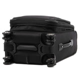 Travelpro Platinum Elite Softside Expandable Carry on Luggage, 8 Wheel Spinner Suitcase, USB Port, Laptop and Tablet Sleeves, Men and Women, Shadow Black, Carry On 20-Inch